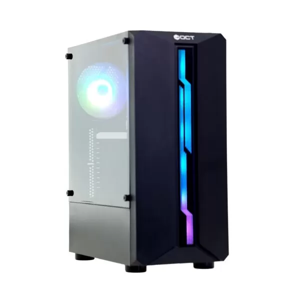GABINETE GAMER LATERAL ACRILICO E FRENTE RGB OCT HA